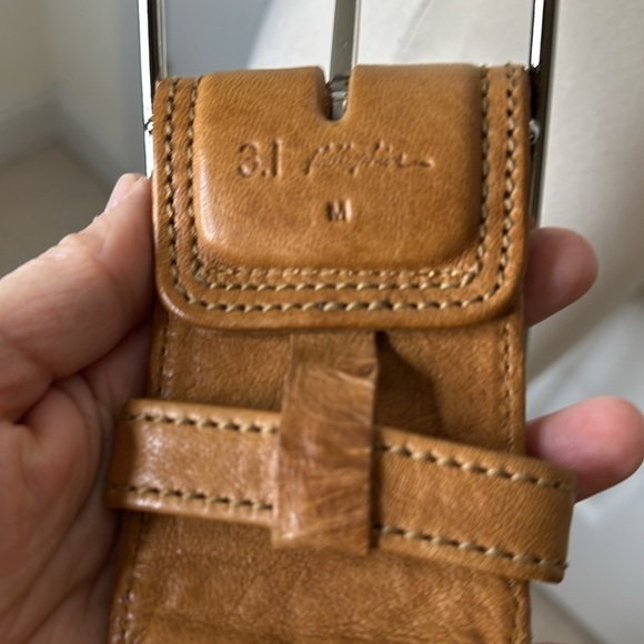 3.1 Phillip Lim tan Brown leather waist belt Medium - Picture 6 of 9